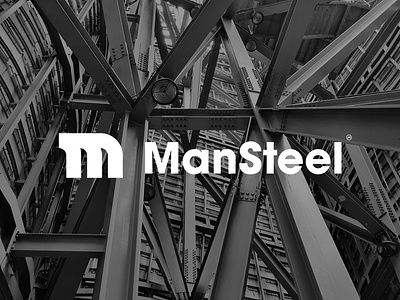 Man Steel© - Logomark branding design graphic design logo vector