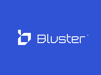 Bluster© - Logomark branding design graphic design logo vector