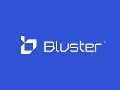 Bluster© - Logomark branding design graphic design logo vector