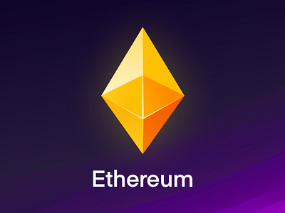 Ethereum Sketch Icon amber ethereum gem icon logo purple sketch