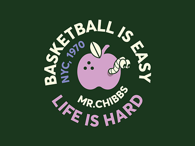 Mr Chibbs apple athlete basketball big apple illustration kenny anderson kenny anderson merchandising nba new jersey new jersey nets new york nyc sports design worm