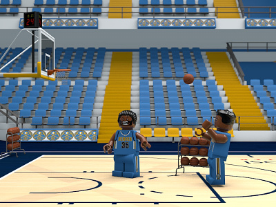 NBA LEGOs - 1/4/16 3d adobe after effects adobe illustrator basketball cinema 4d cute gif lego motion graphics nba
