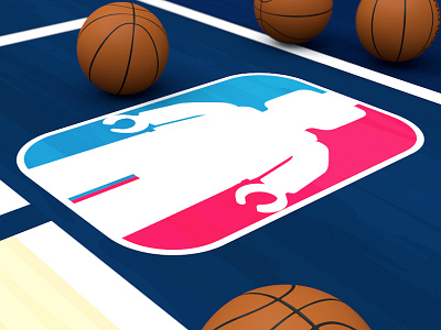 NBA LEGOs - Logo 3d adobe after effects adobe illustrator basketball cinema 4d cute gif lego motion graphics nba