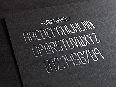 Louis James - Typeface