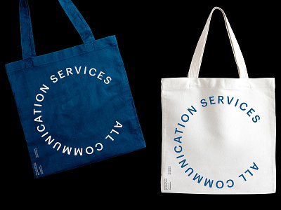 Bags – ACS All Communication Services bag branding identity interaction logo logotype typography