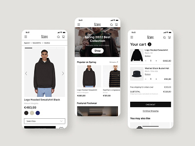 eCommerce Mobile Design Concept