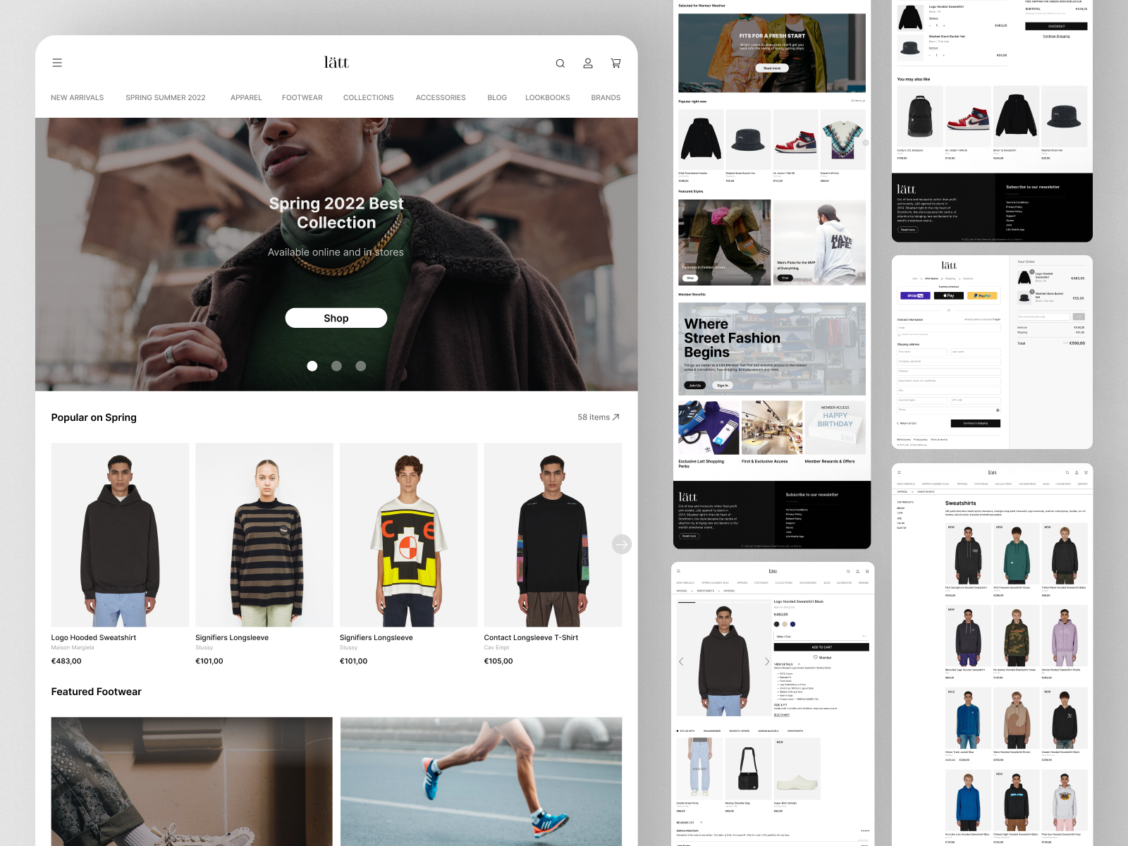 eCommerce Desktop Design Concept (Clothes Shop) by Svitlana Chorna on ...