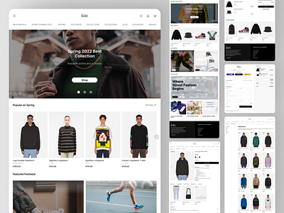 eCommerce Desktop Design Concept (Clothes Shop) branding clothesshop conceptdesign ecommerce shop ui uiux ux