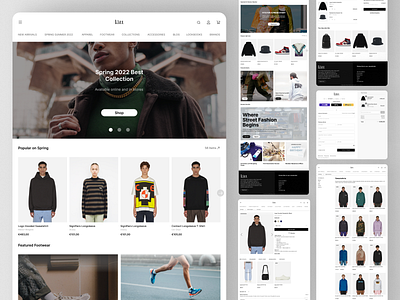 eCommerce Desktop Design Concept (Clothes Shop)