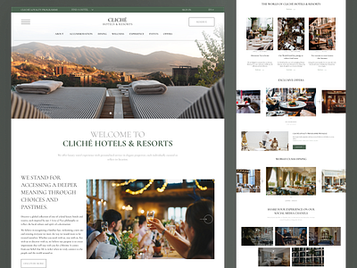 Hotel Website Concept (Landing Page)