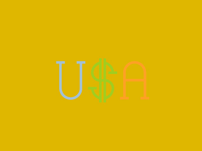 camo u$a design lettering