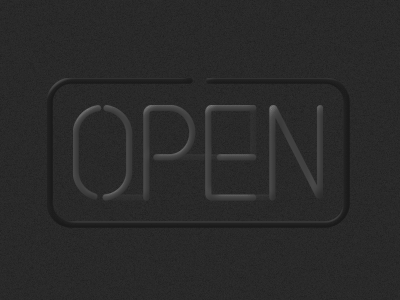 open sup design sign type