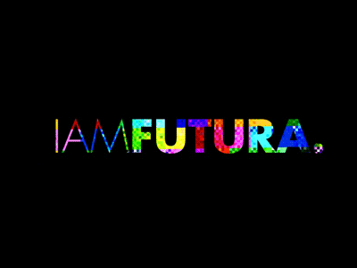 i am futura (gif). animation design experimental futura gif type typography