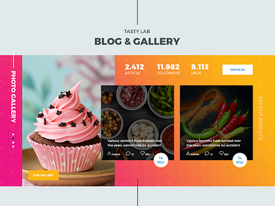 Cook at Home PSD template