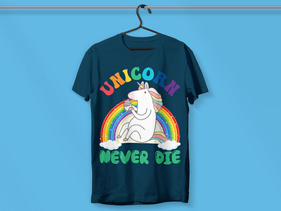 Unicorn T-shirt design