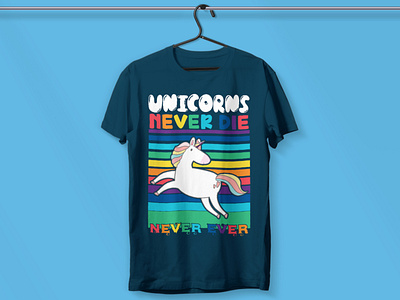 Unicorn T-shirt design