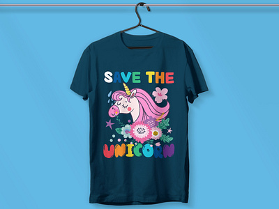 Unicorn T-shirt design