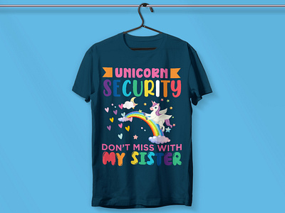 Unicorn T-shirt design