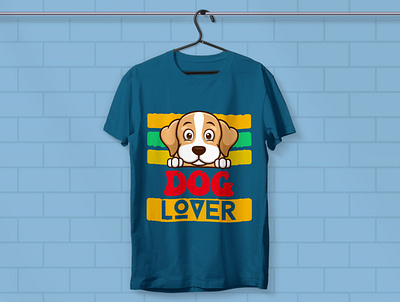 Dog t-shirt design typography dog shirt