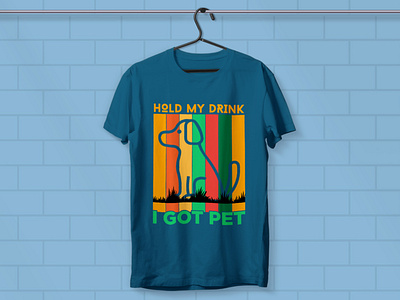 Dog t-shirt design