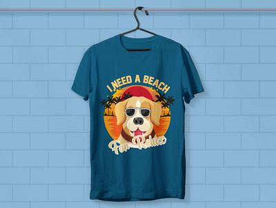 Dog t-shirt design typography dog shirt