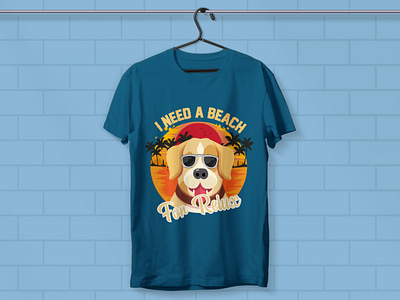 Dog t-shirt design