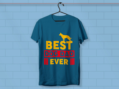 Dog t-shirt design typography dog shirt