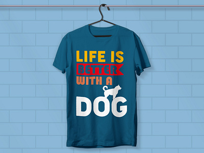 Dog t-shirt design