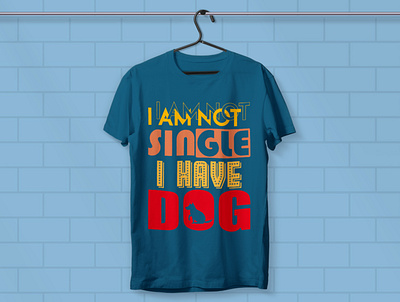 Dog t-shirt design typography dog shirt