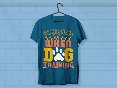 Dog t-shirt design typography dog shirt