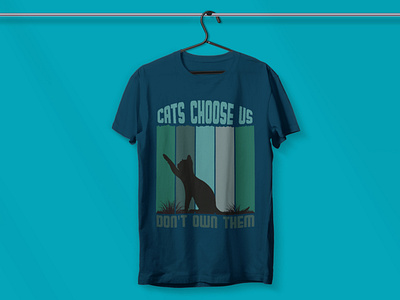 Cat t-shirt design