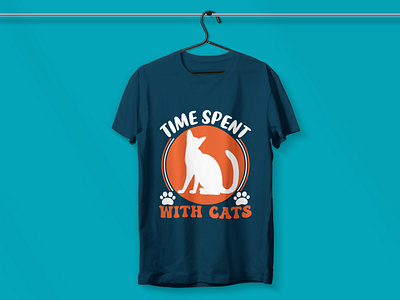 Cat t-shirt design