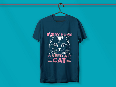 Cat t-shirt design