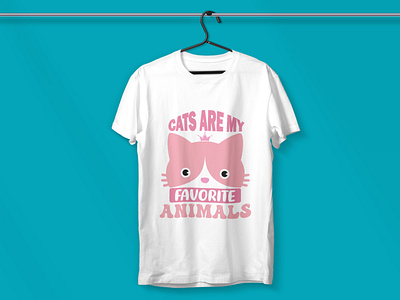 Cat t-shirt design