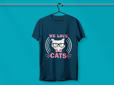 Cat t-shirt design