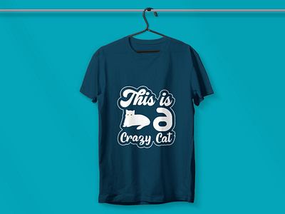 Cat t-shirt design