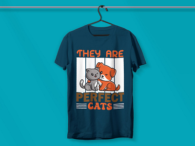 Cat t-shirt design