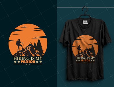 Hiking adventure t-shirt design tshirtshop