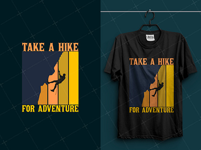 Hiking adventure t-shirt design