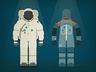 Apollo Skylab A7l app astronaut illustration nasa retro space