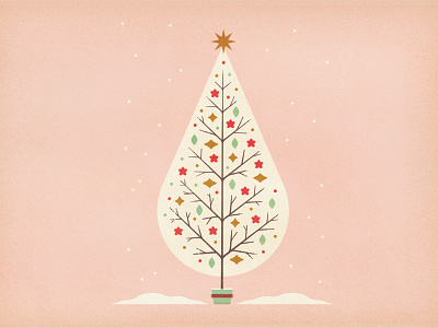 Christmas time is here.. christmas holiday snow tree