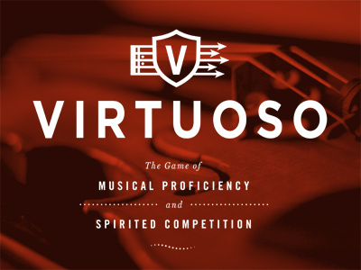 Virtuoso Board Game Logo board game logo music