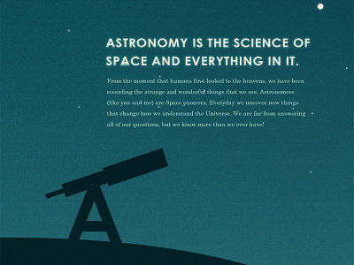 A is for Astronomy