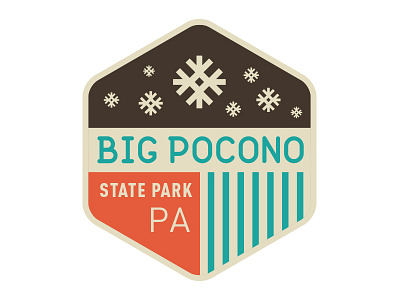 Big Pocono badge patch state park