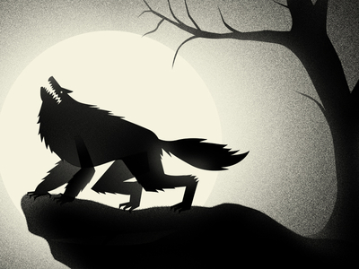 Wolf guy illustration wolf