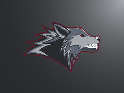 Logo Mascot Wolf design graphic design illustration logo vector