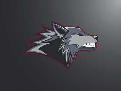 Logo Mascot Wolf