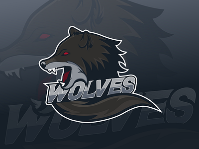 Esport Logo Wolves Design #2 branding design graphic design illustration logo vector