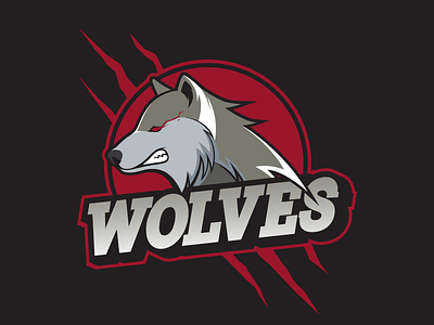 Esport Logo Wolves Design #3 branding design graphic design illustration logo vector