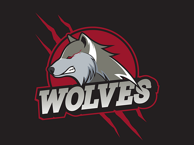 Esport Logo Wolves Design #3